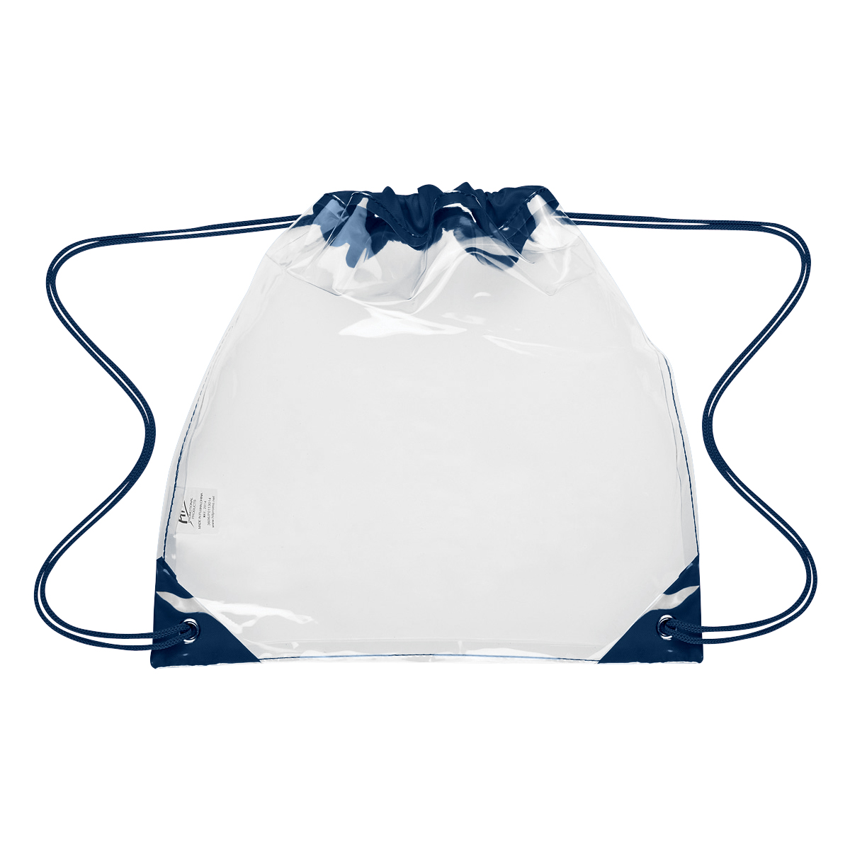 CLEAR WITH NAVY