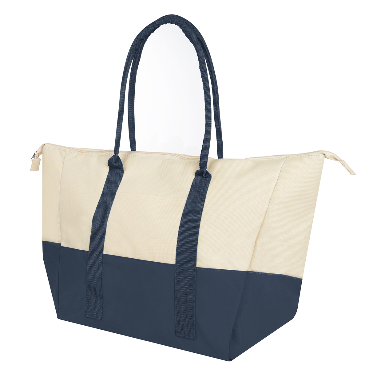 NATURAL WITH NAVY