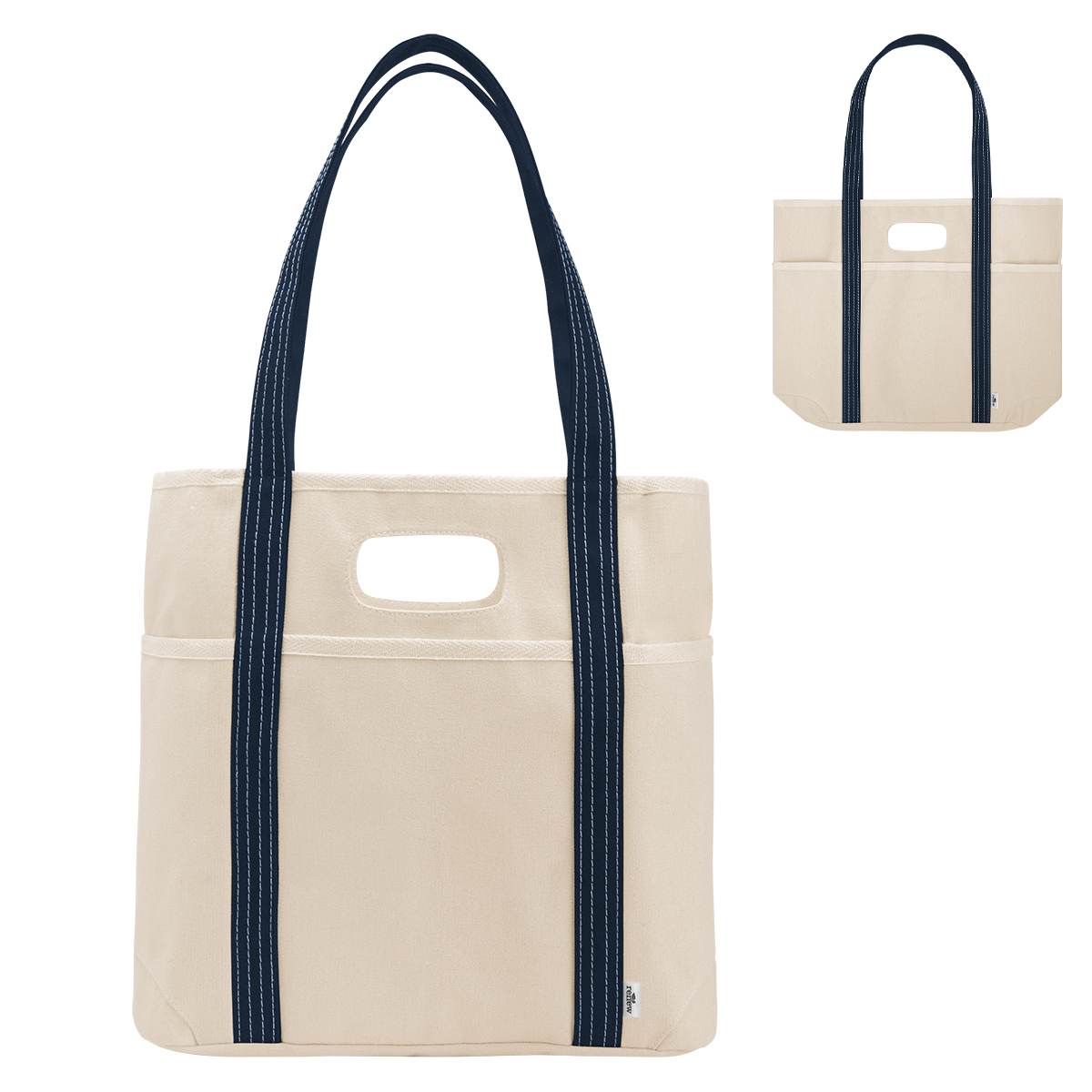 Farm Stand 14 Oz. Cotton Canvas Dual Handle Tote Bag