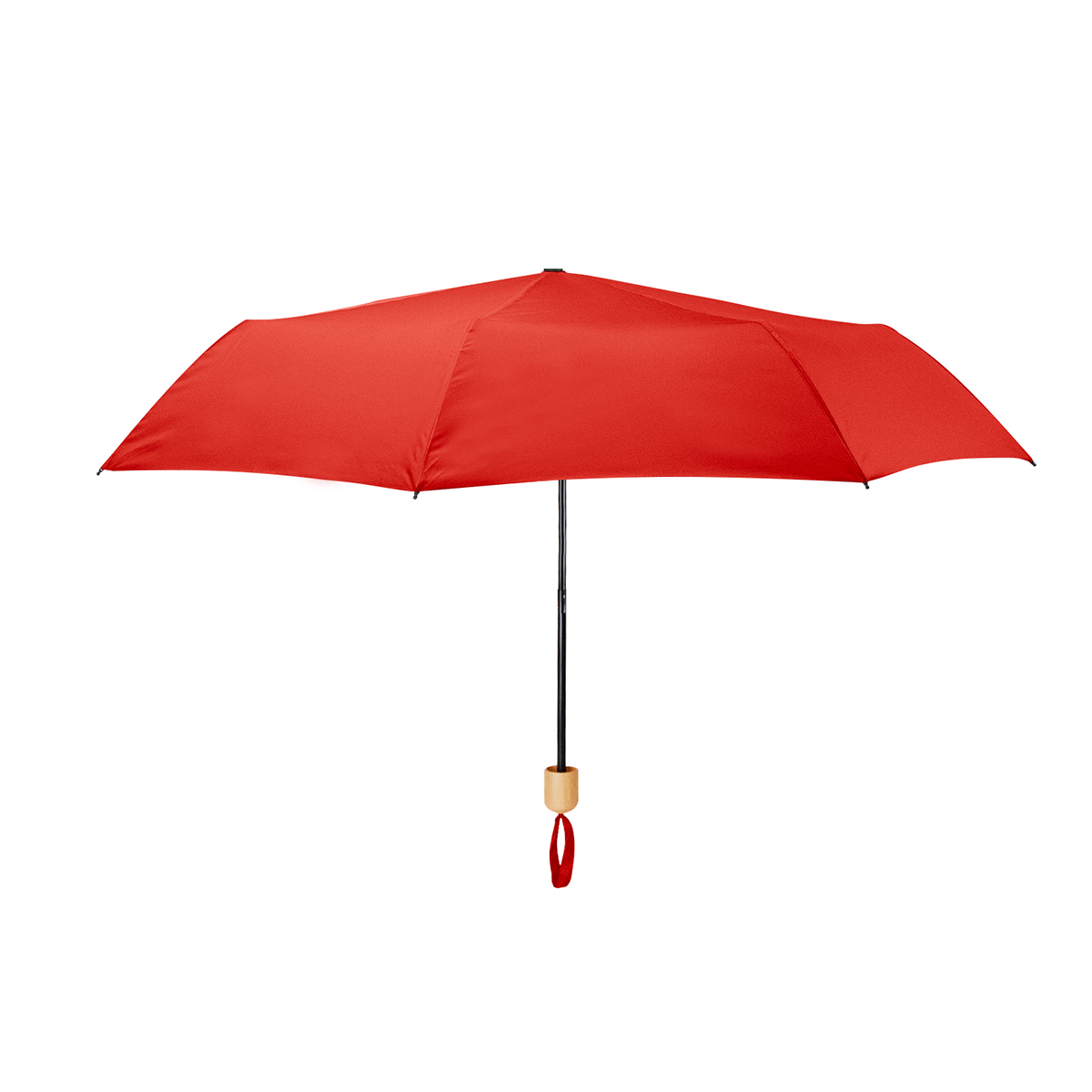 41\" Arc Umbrella With 100% RPET Canopy & Bamboo Handle