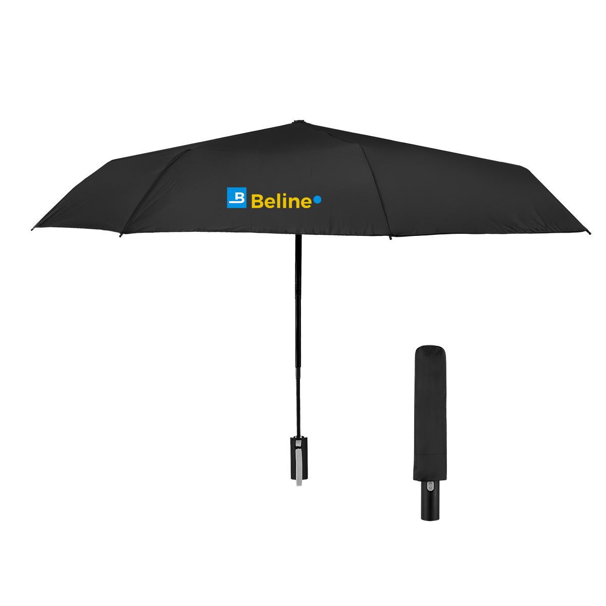 42\" Arc Telescopic Folding Umbrella With 100% rPET Canopy