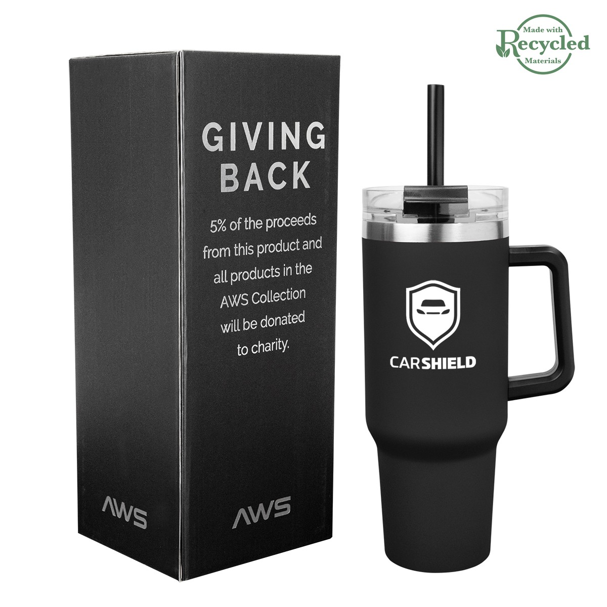 40 Oz. AWS Intrepid Stainless Steel Tumbler