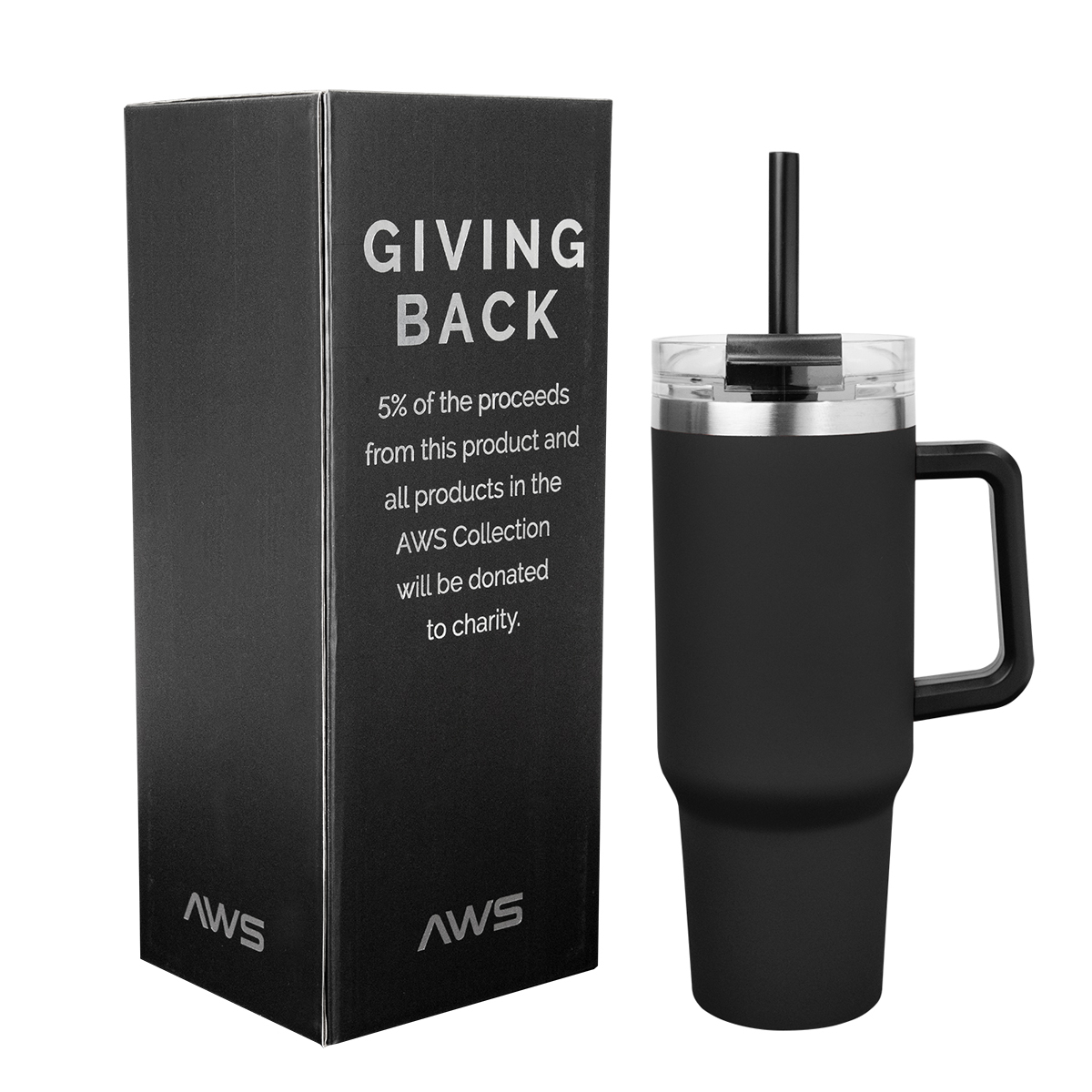 40 Oz. AWS Intrepid Stainless Steel Tumbler