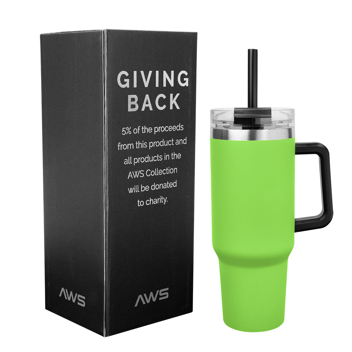 40 Oz. AWS Intrepid Stainless Steel Tumbler