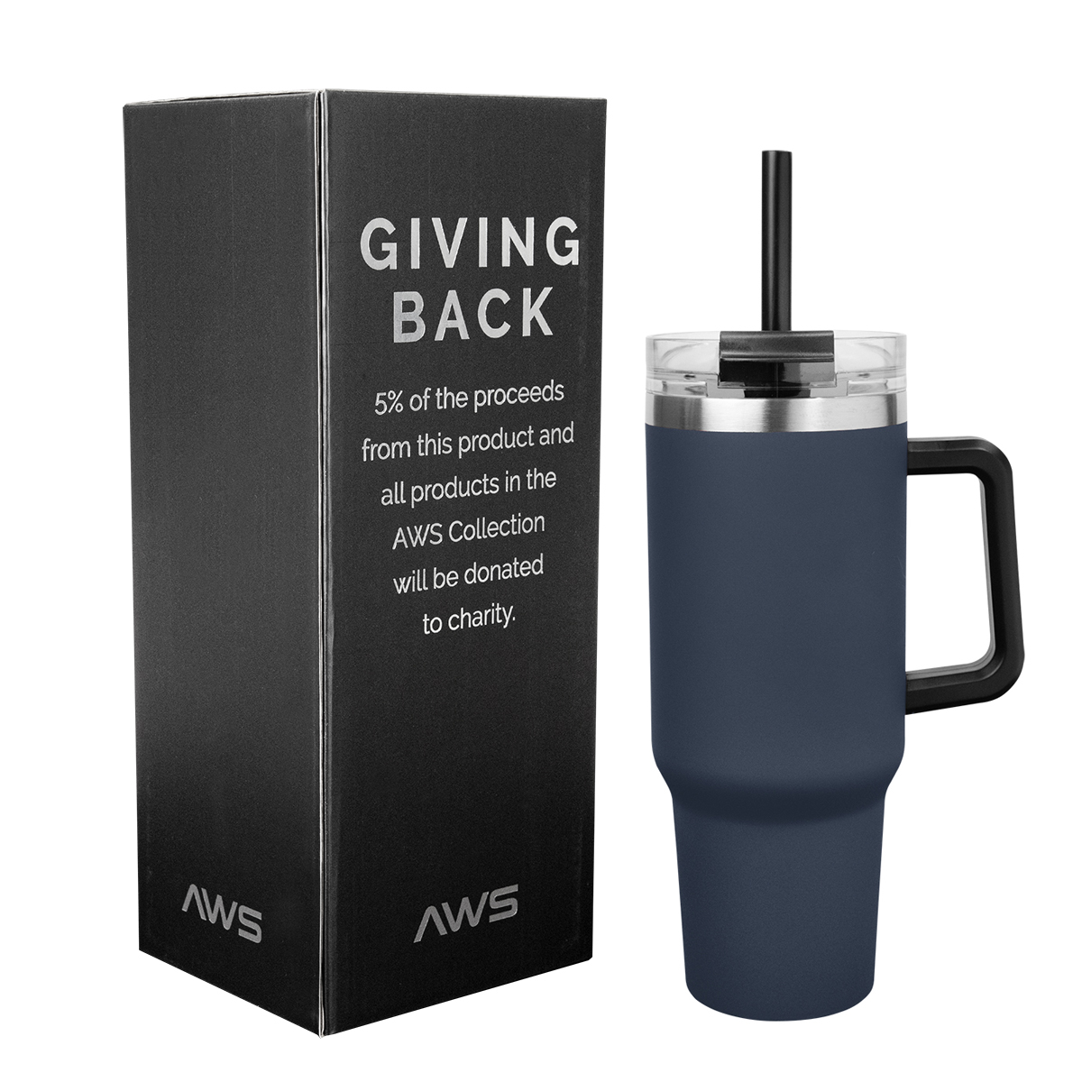 40 Oz. AWS Intrepid Stainless Steel Tumbler