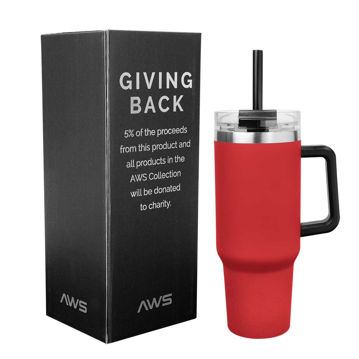 40 Oz. AWS Intrepid Stainless Steel Tumbler