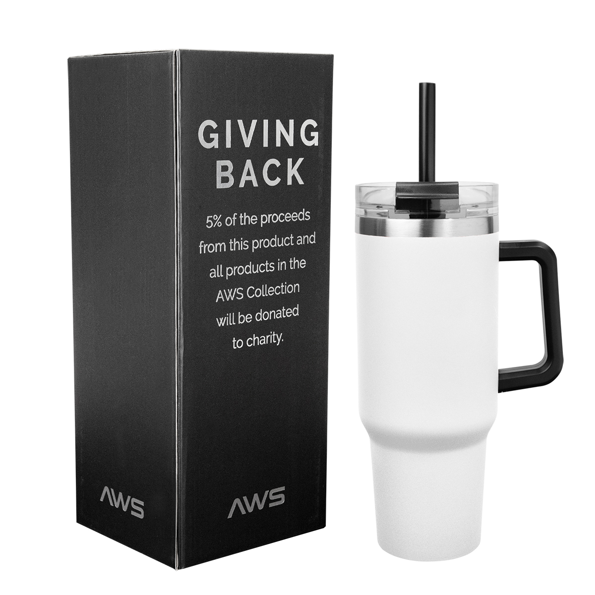 40 Oz. AWS Intrepid Stainless Steel Tumbler