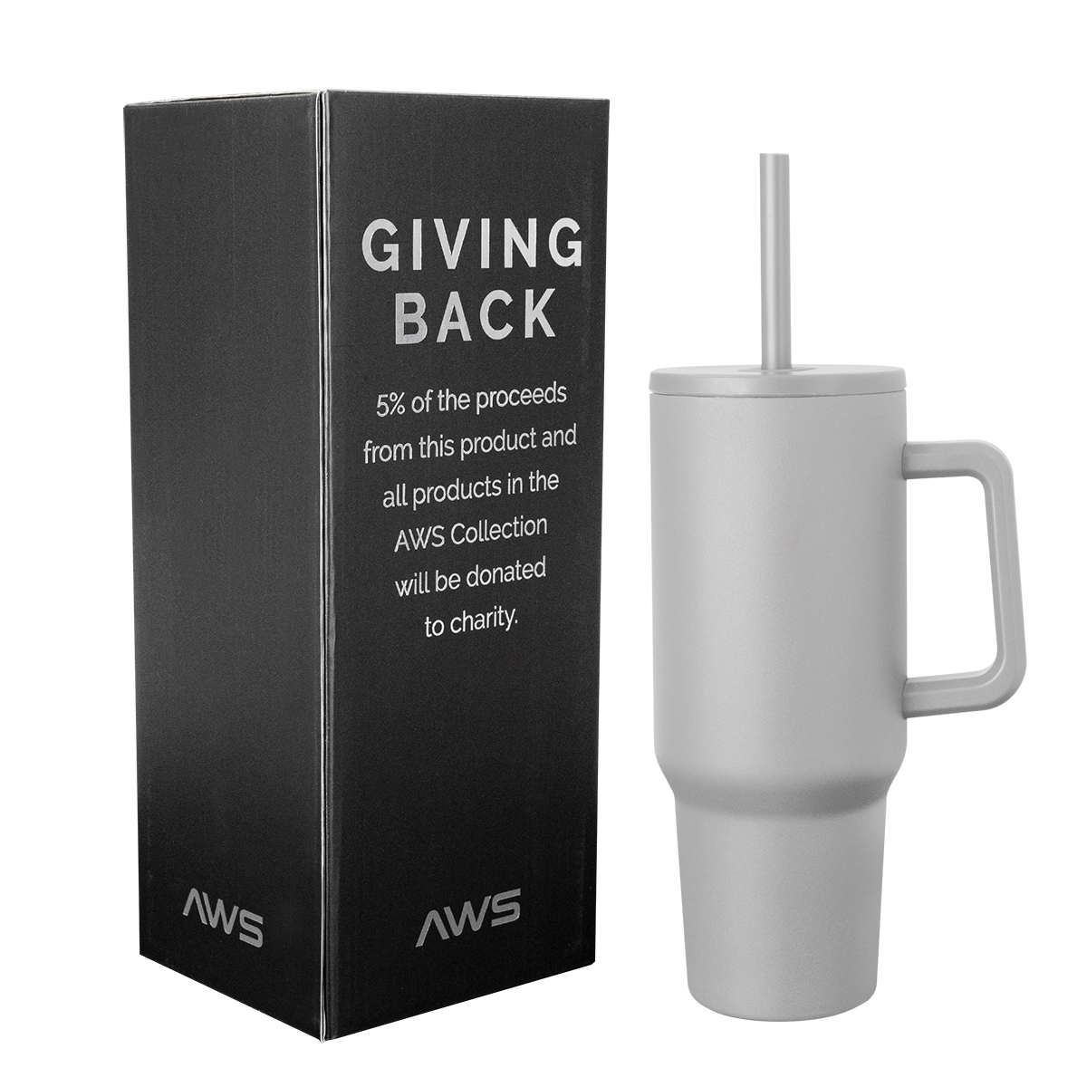 40 Oz. AWS Jackson Intrepid Stainless Steel Tumbler