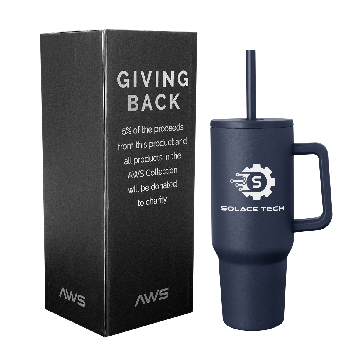 40 Oz. AWS Jackson Intrepid Stainless Steel Tumbler