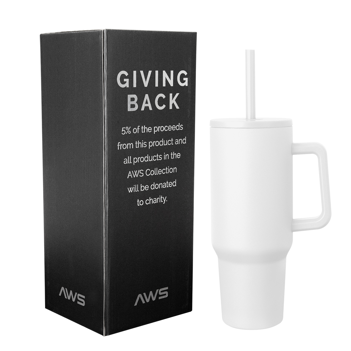 40 Oz. AWS Jackson Intrepid Stainless Steel Tumbler