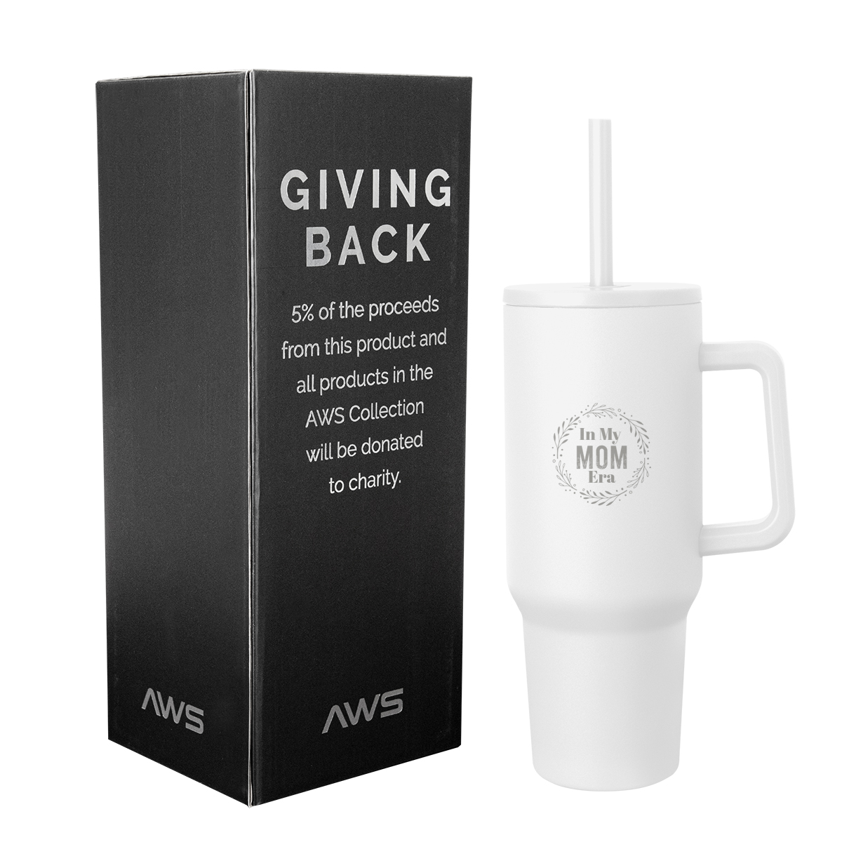 40 Oz. AWS Jackson Intrepid Stainless Steel Tumbler