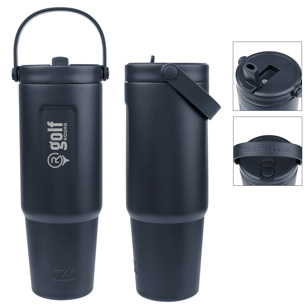 32 Oz. Cutter & Buck Recycled Stainless Steel Tumbler