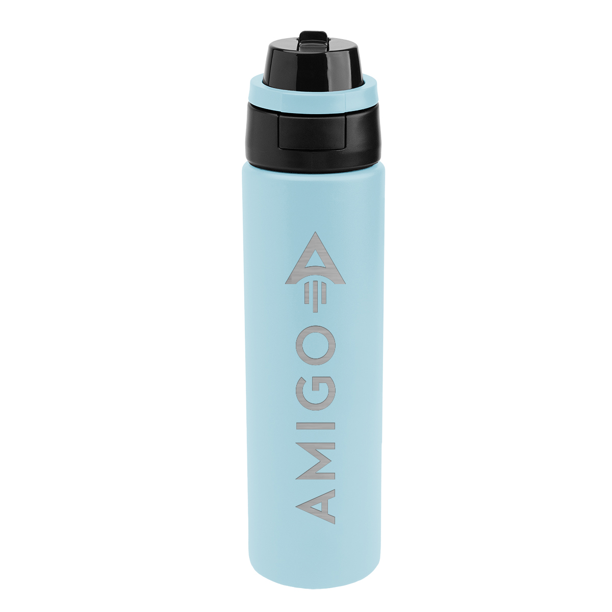 24 Oz. Pop Sip & Chug Recycled Stainless Steel Bottle