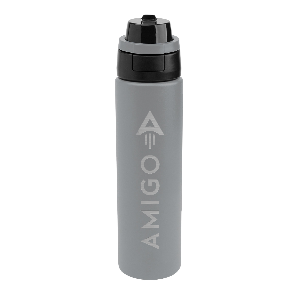 24 Oz. Pop Sip & Chug Recycled Stainless Steel Bottle