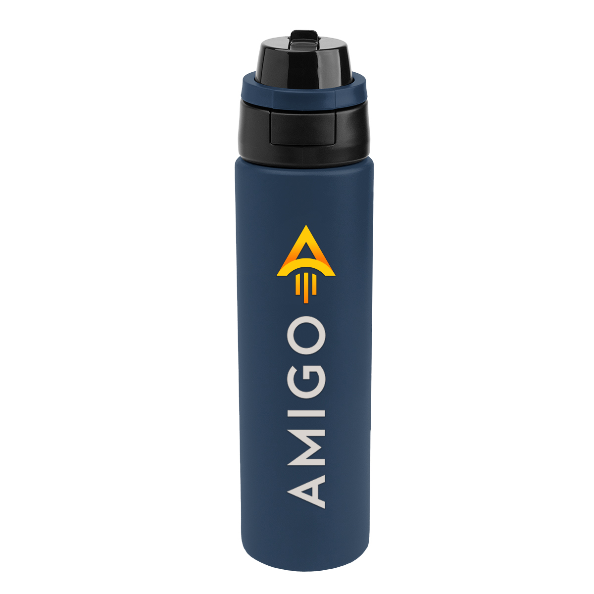 24 Oz. Pop Sip & Chug Recycled Stainless Steel Bottle