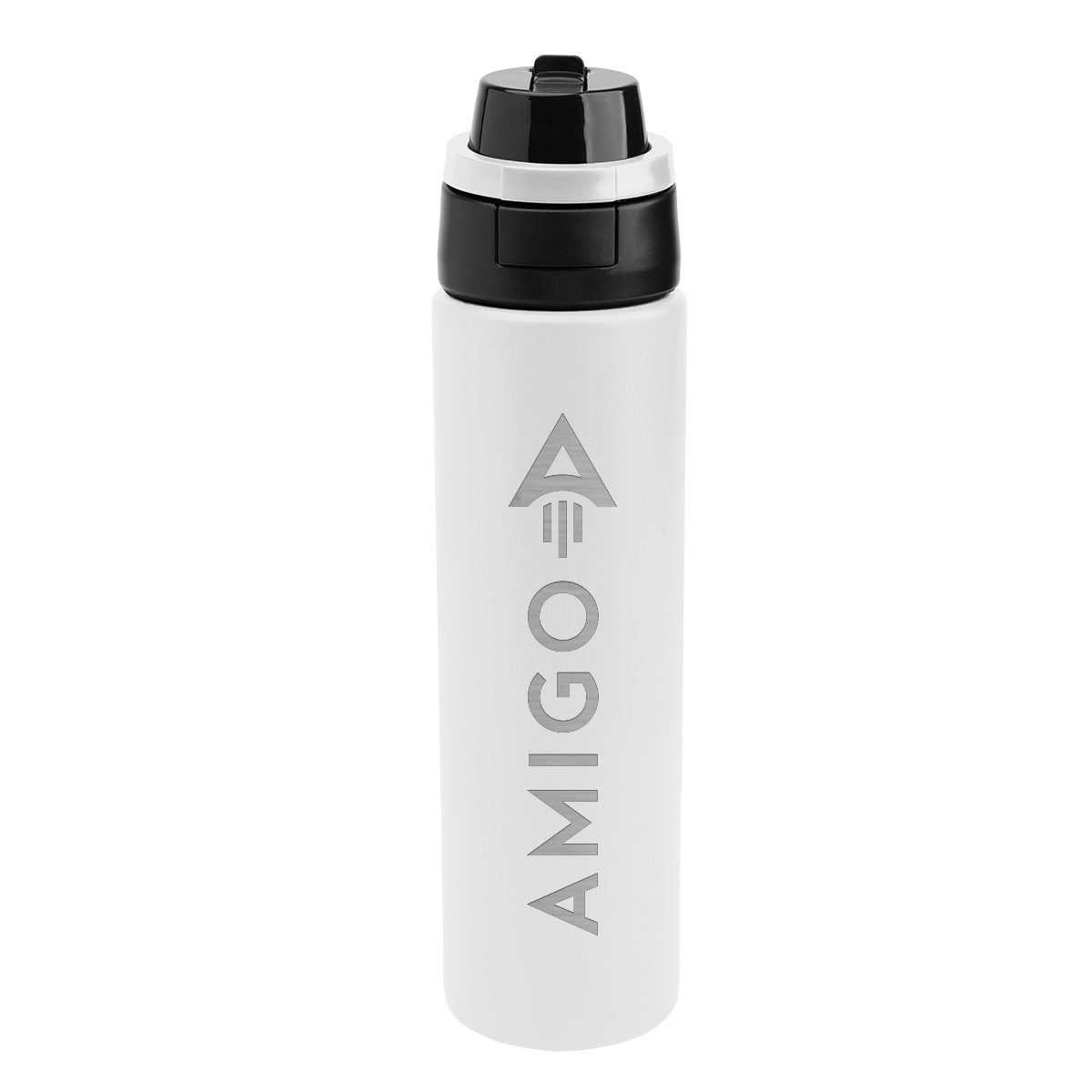 24 Oz. Pop Sip & Chug Recycled Stainless Steel Bottle
