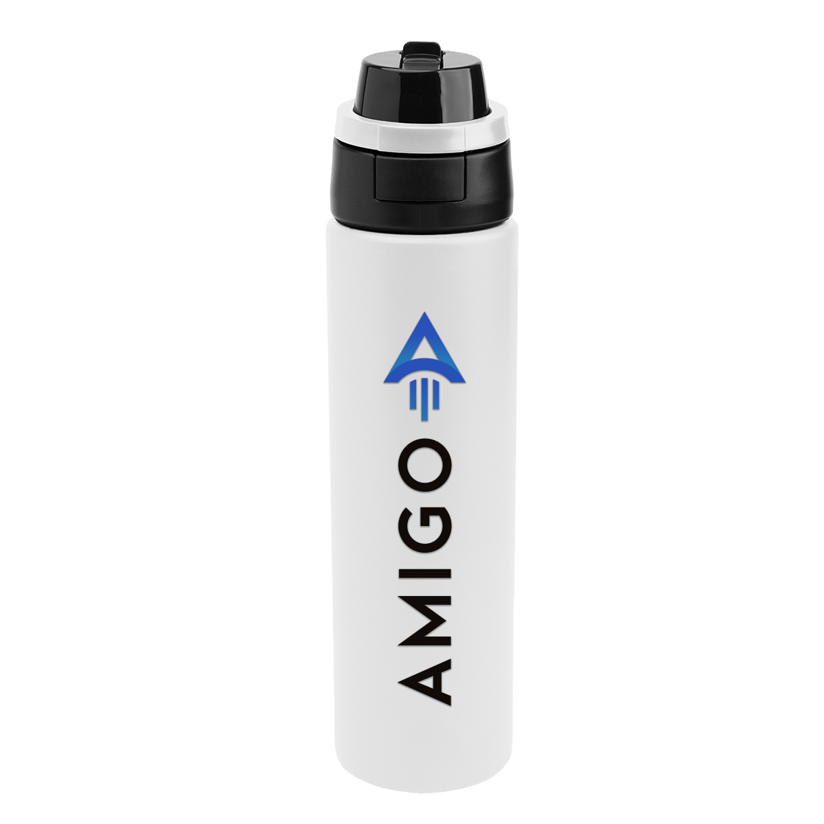 24 Oz. Pop Sip & Chug Recycled Stainless Steel Bottle