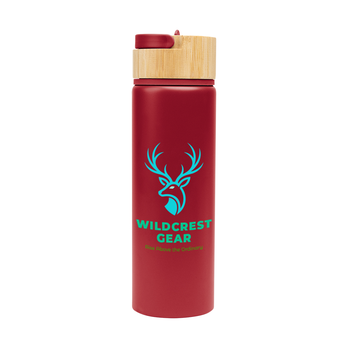 27 Oz. Ellis Recycled Aluminum Bottle With Bamboo Lid