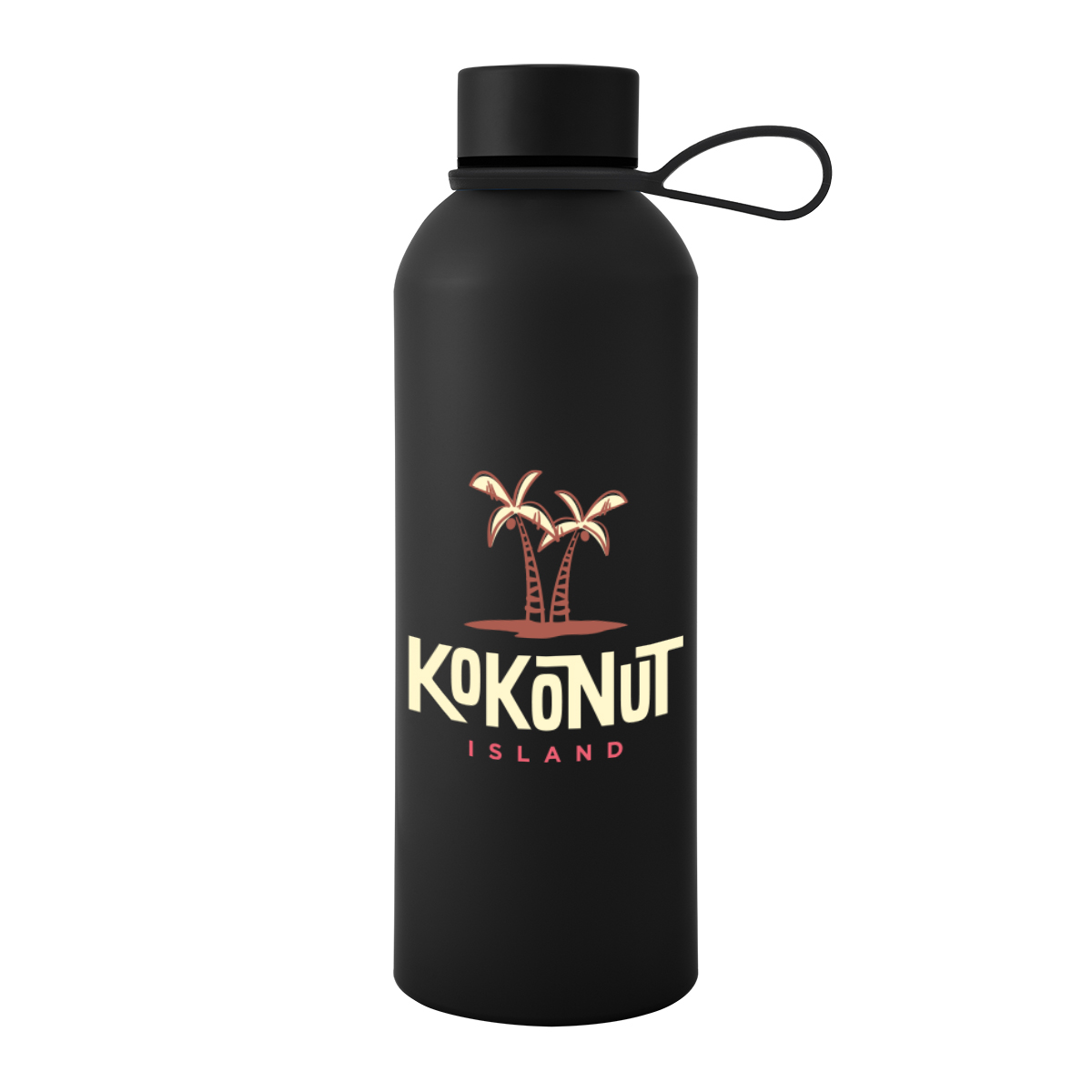 25 Oz. Blaire Recycled Aluminum Bottle With Silicone Easy Carry Strap