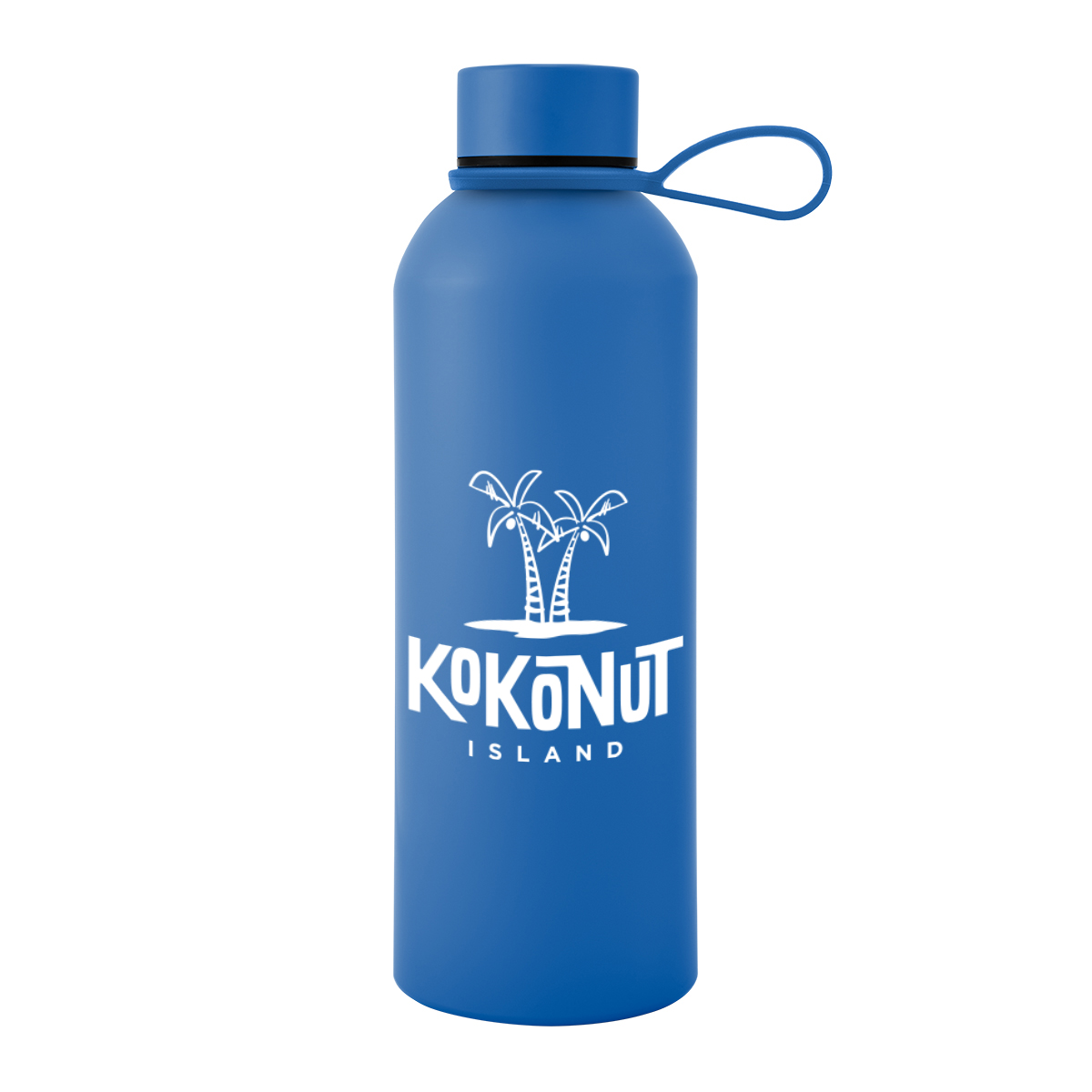 25 Oz. Blaire Recycled Aluminum Bottle With Silicone Easy Carry Strap