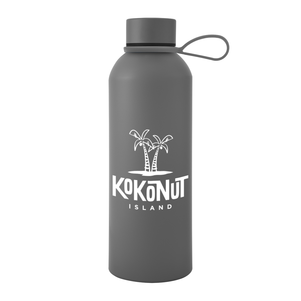 25 Oz. Blaire Recycled Aluminum Bottle With Silicone Easy Carry Strap