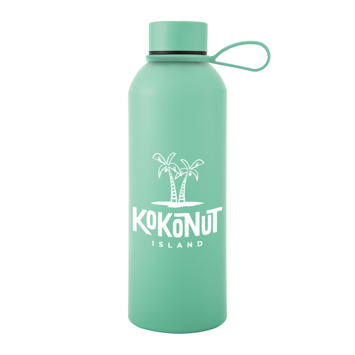 25 Oz. Blaire Recycled Aluminum Bottle With Silicone Easy Carry Strap