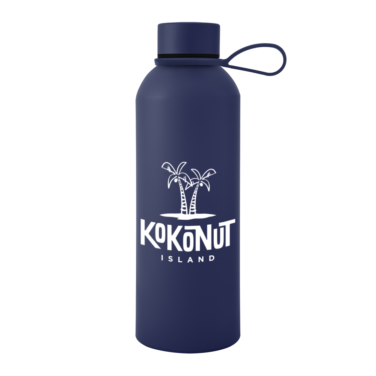 25 Oz. Blaire Recycled Aluminum Bottle With Silicone Easy Carry Strap