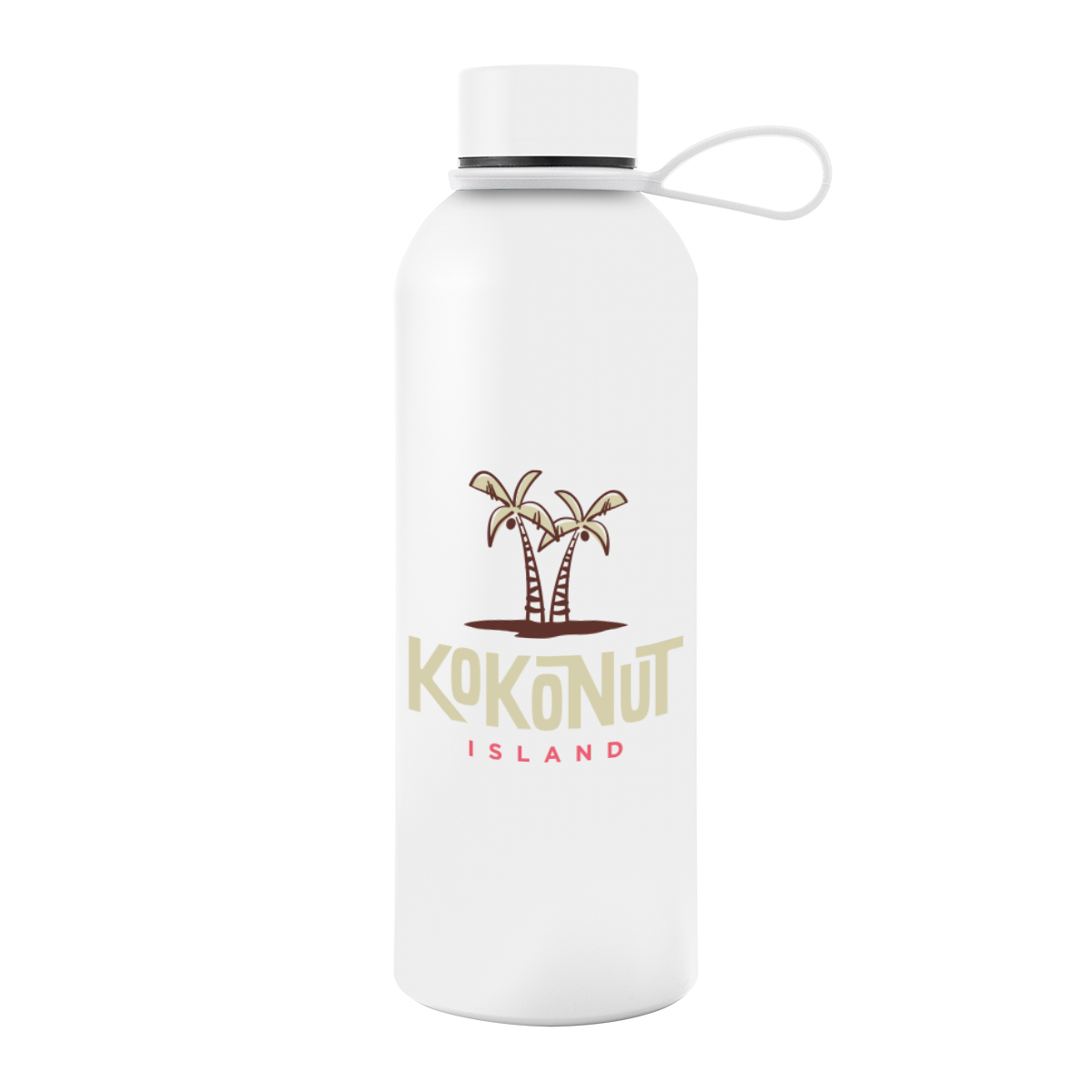 25 Oz. Blaire Recycled Aluminum Bottle With Silicone Easy Carry Strap