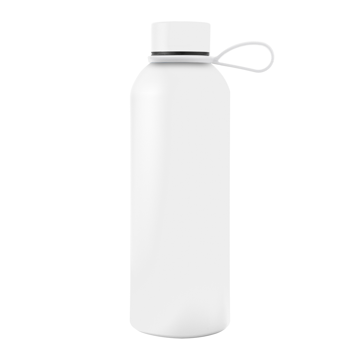 25 Oz. Blaire Recycled Aluminum Bottle With Silicone Easy Carry Strap