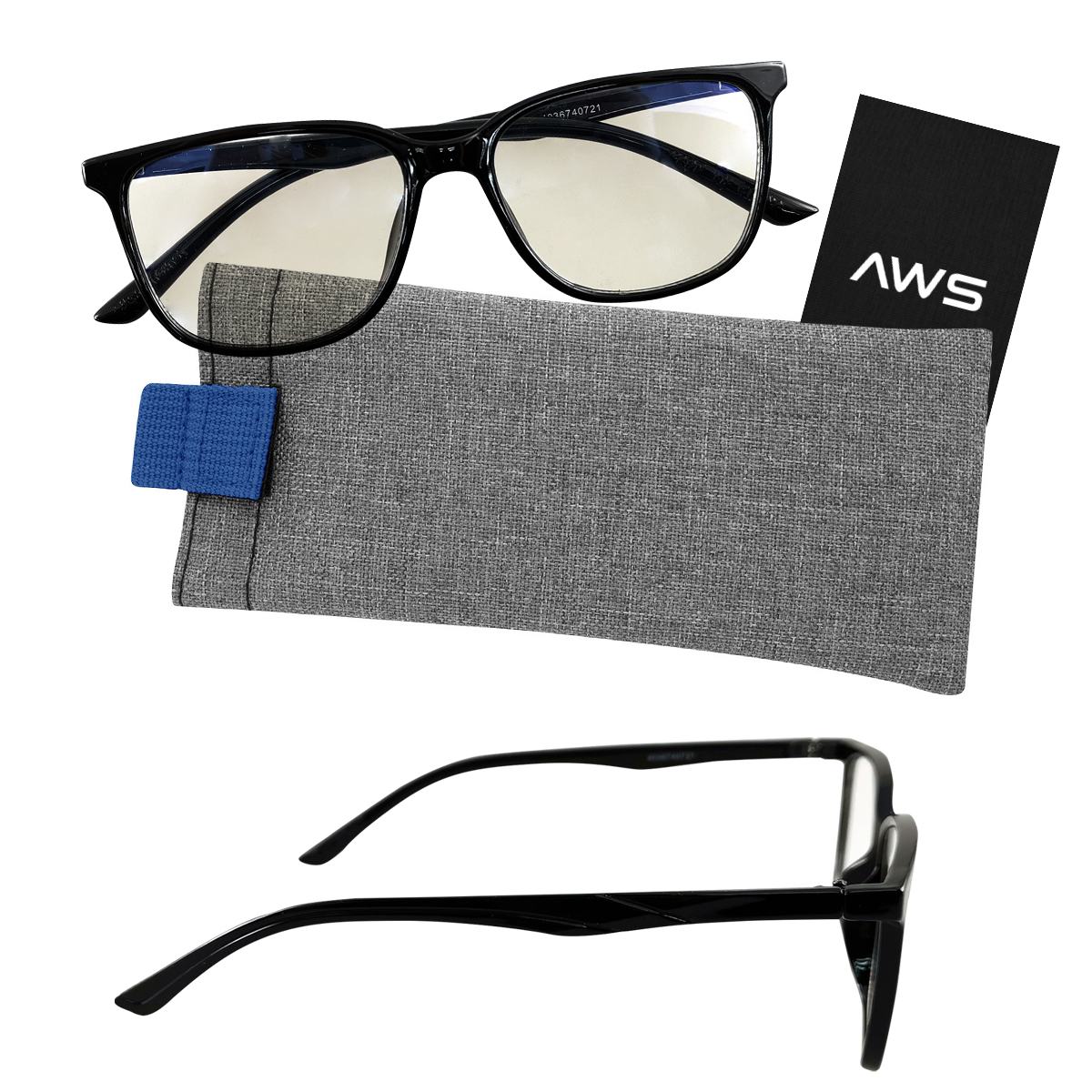 AWS Blue Light Blocking Glasses With Pouch