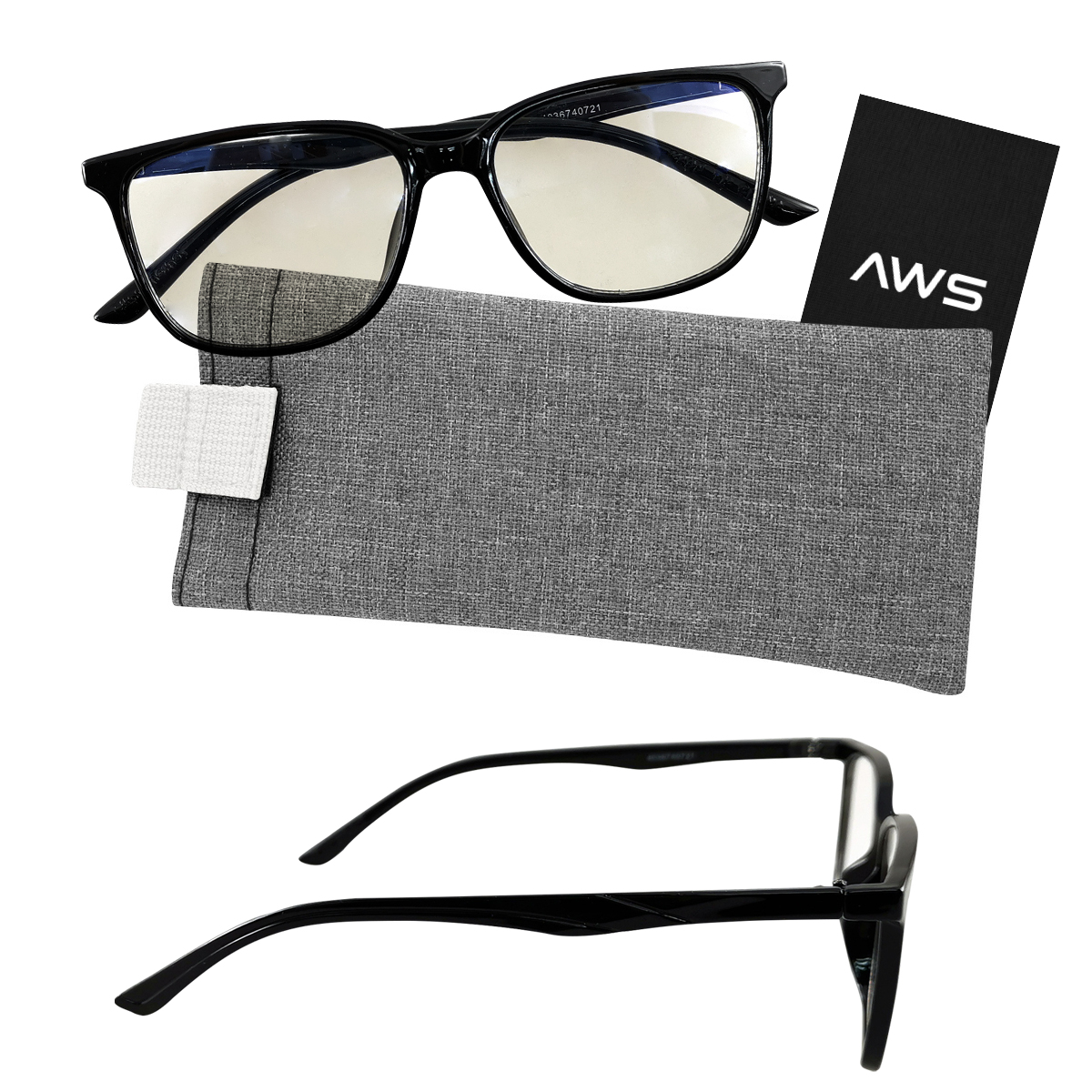 AWS Blue Light Blocking Glasses With Pouch