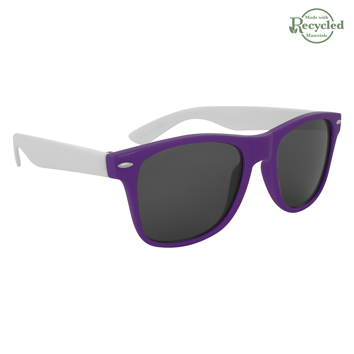 PURPLE WITH WHITE
