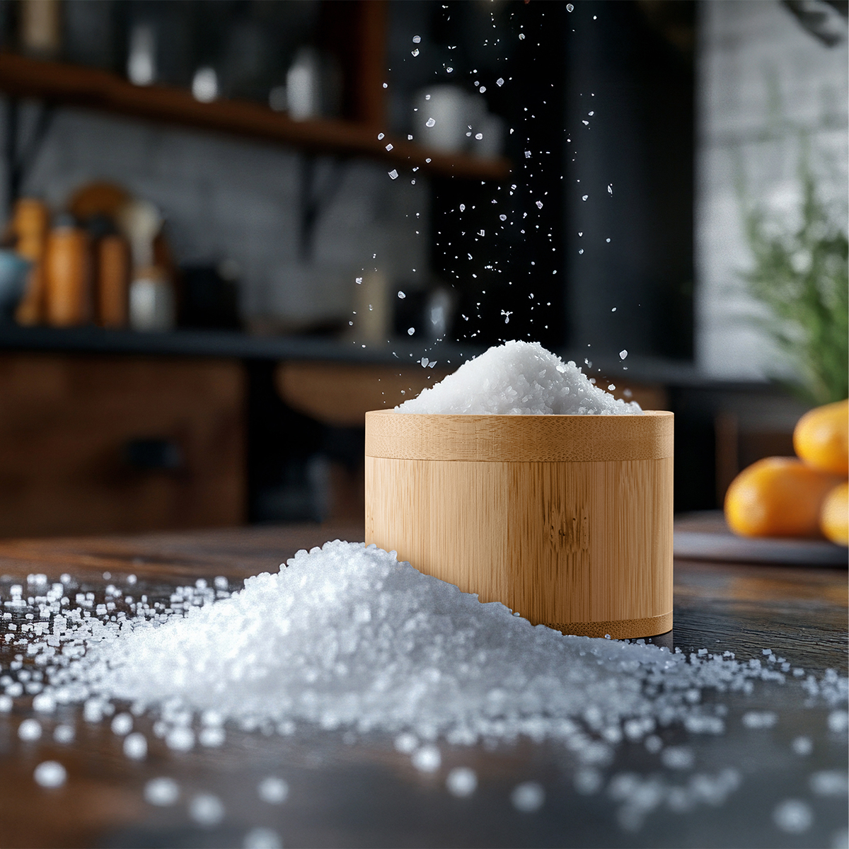 Bamboo Salt Cellar