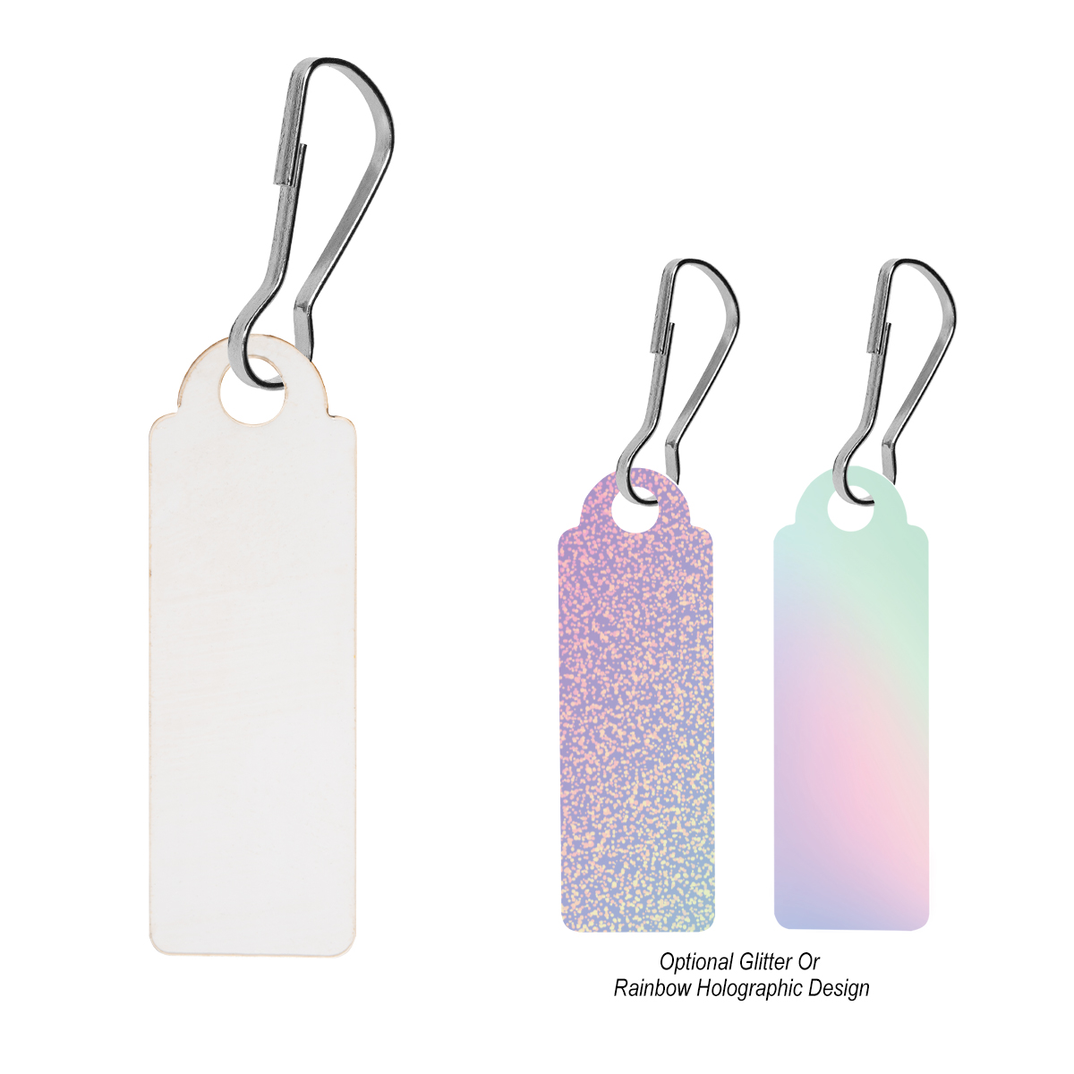 Acrylic Zipper Pull Rectangle