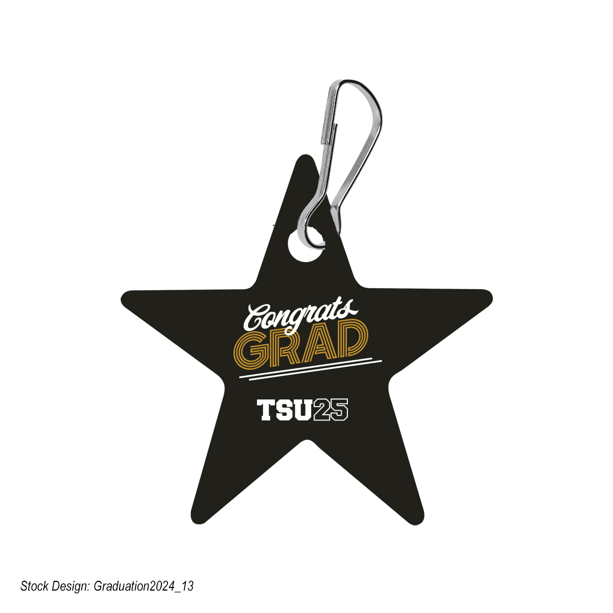 Acrylic Zipper Pull Star