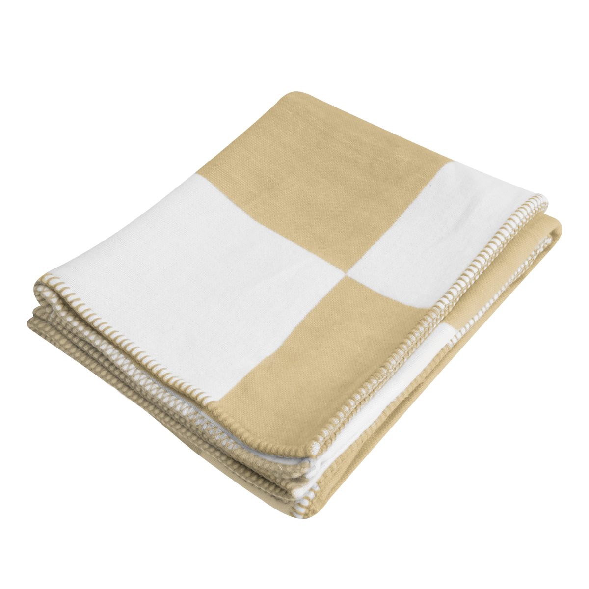 TAN WITH WHITE