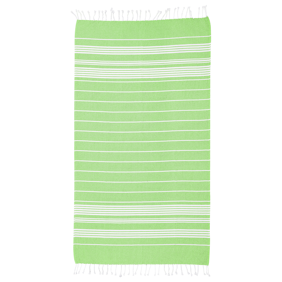 Recycled Beach Blanket With Tassel Fringe