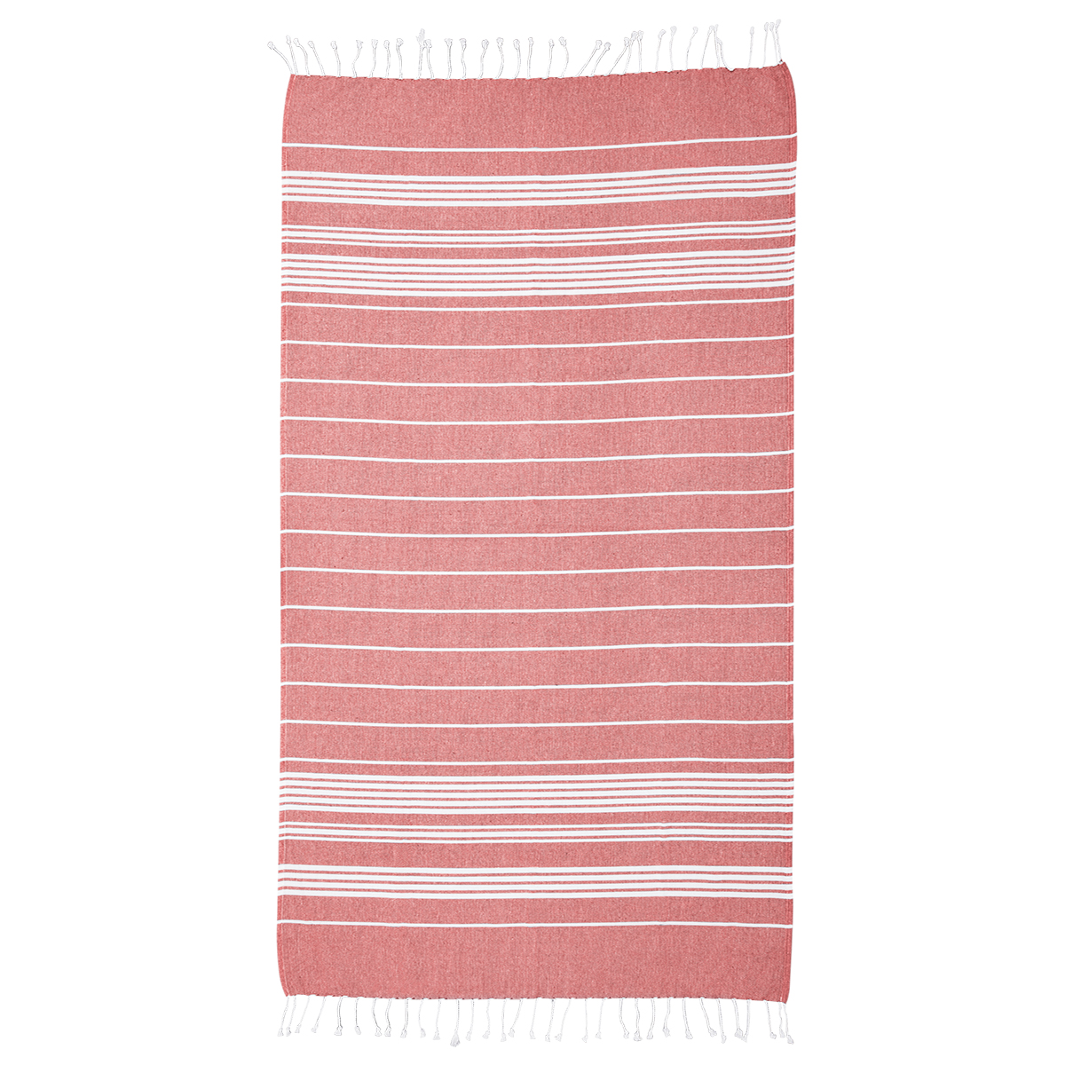 Recycled Beach Blanket With Tassel Fringe