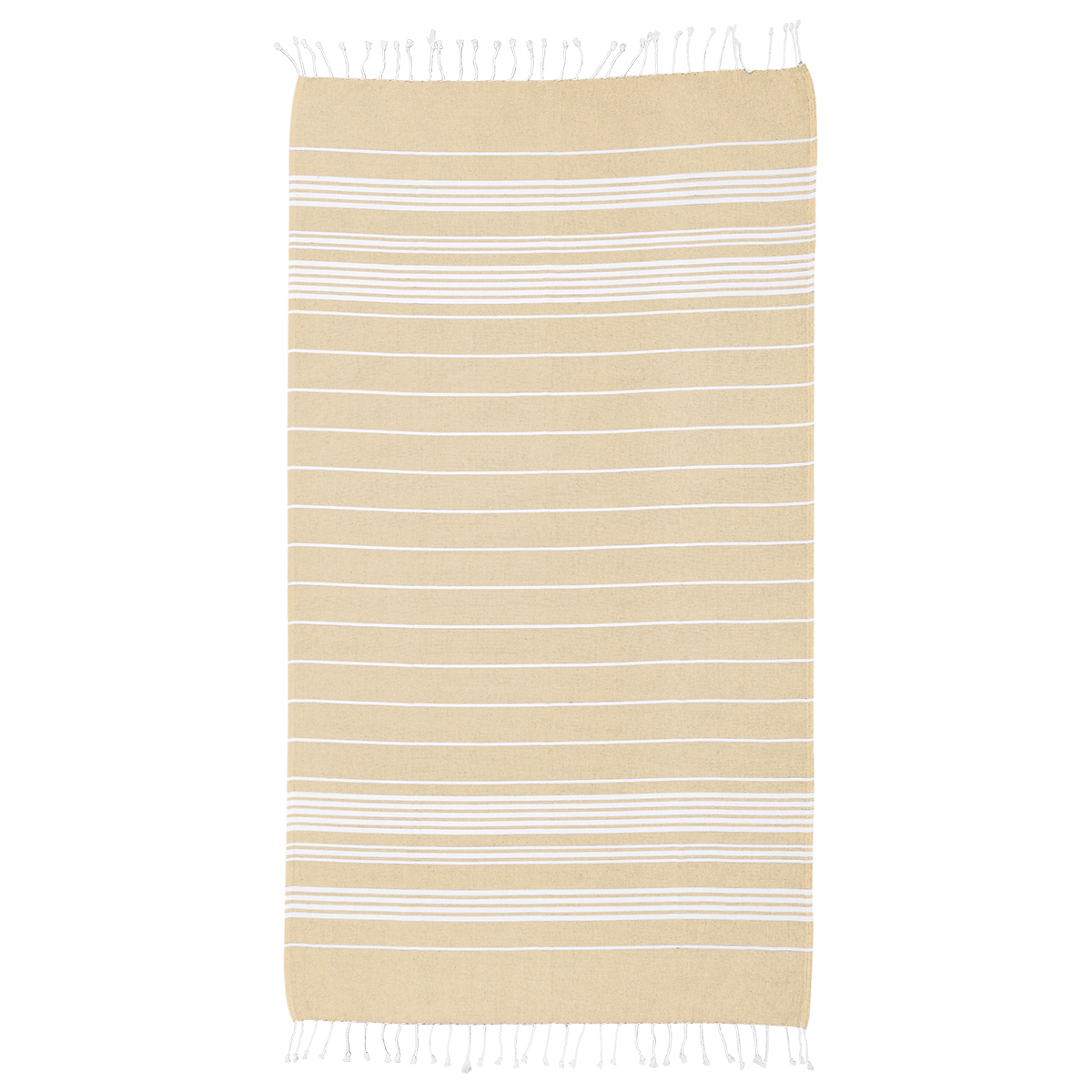 Recycled Beach Blanket With Tassel Fringe