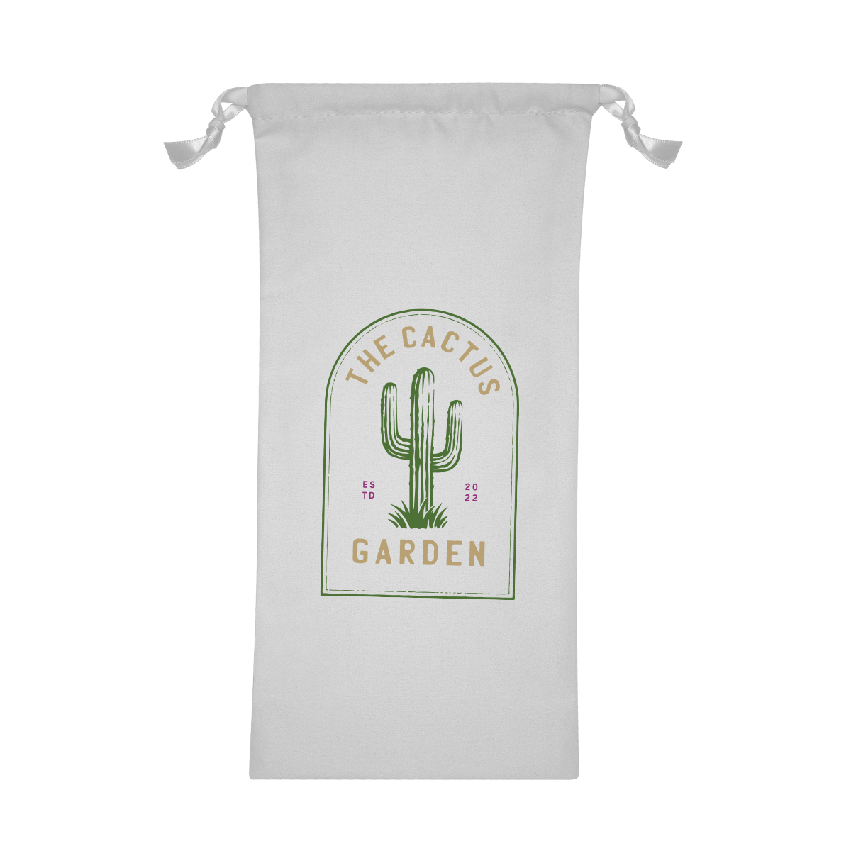 100% Polyester Pouch With Drawstring