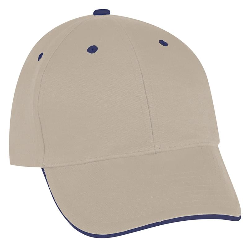 Customizable 100% Brush Cotton Cap