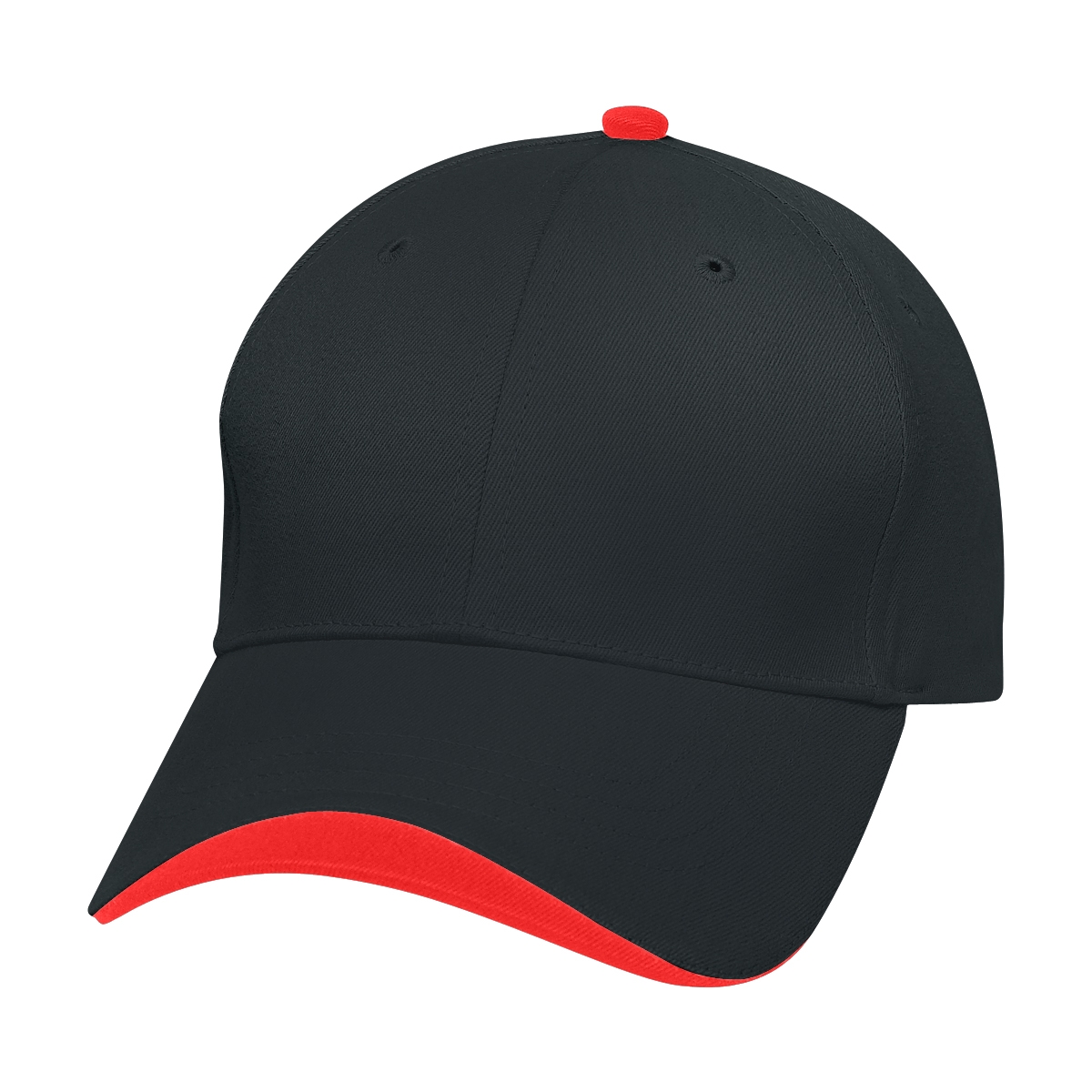 BLACK WITH RED