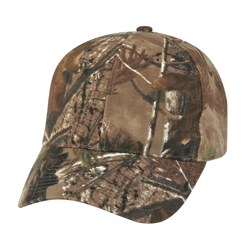 Cotton and Polyester Oak Hunters' Camouflage Cap