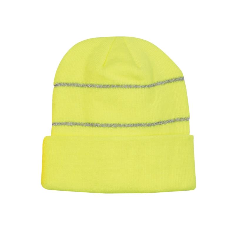 Knitted Beanie with Reflective Straps