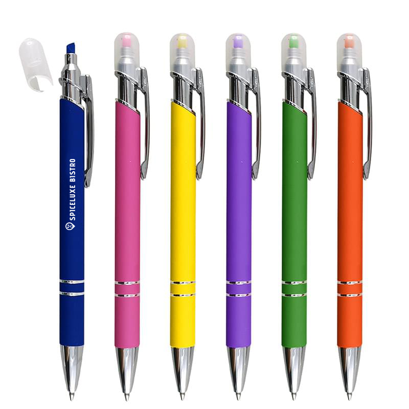 Mia Incline Pen With Highlighter