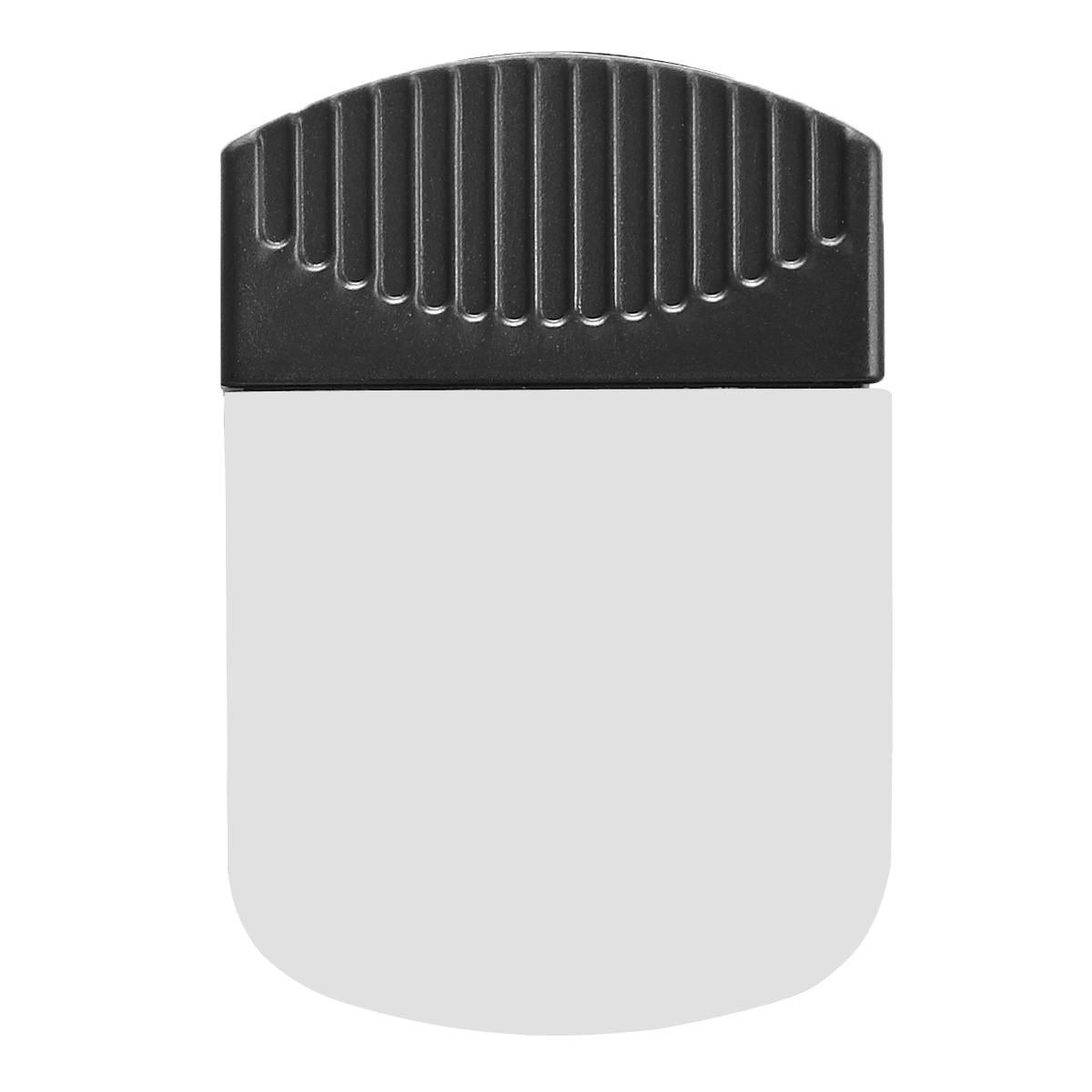 WHITE WITH BLACK