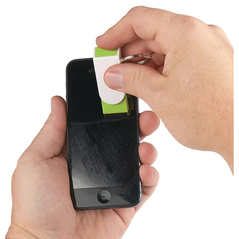 2 in 1 Phone Holder and Swivel Screen Cleaner