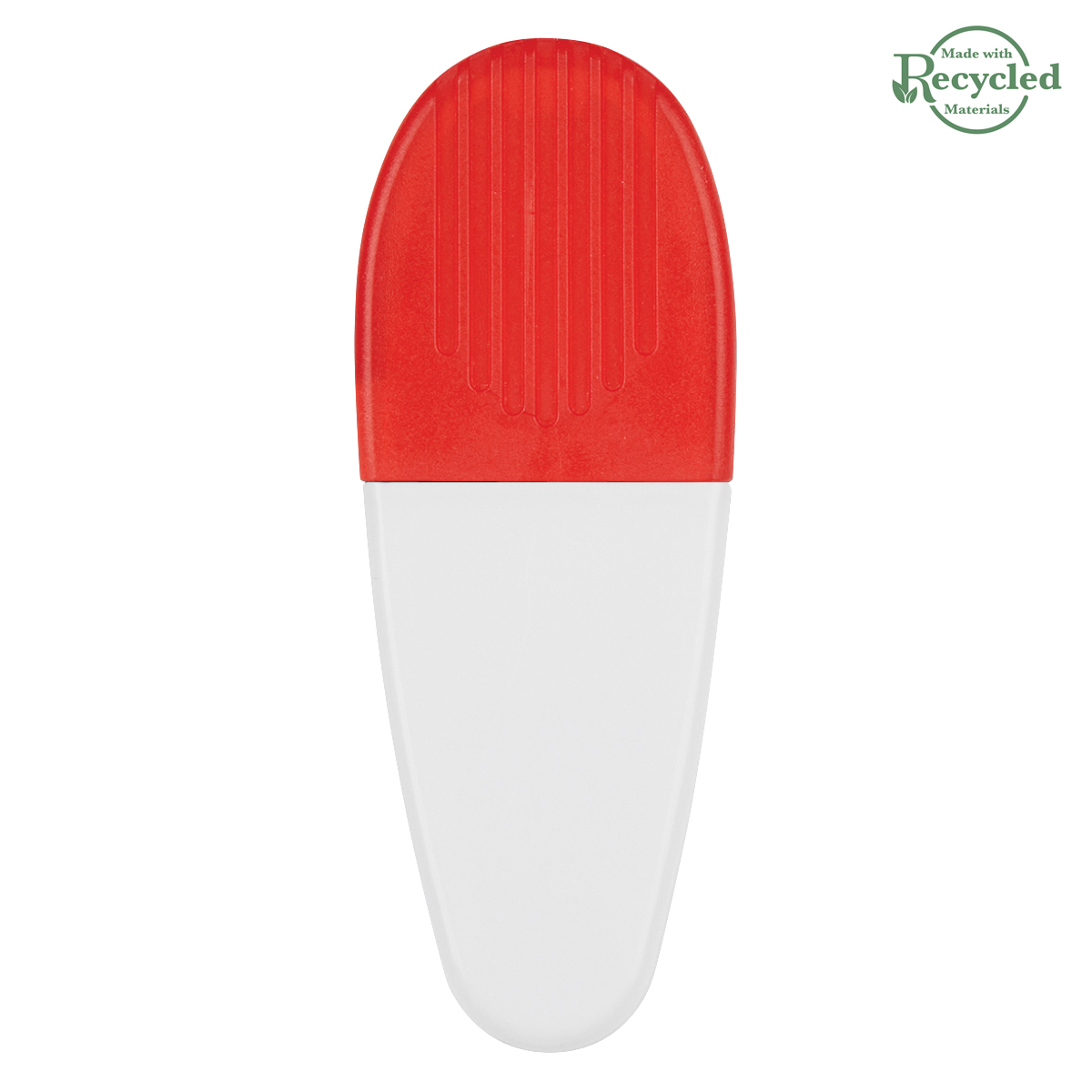 WHITE WITH RED