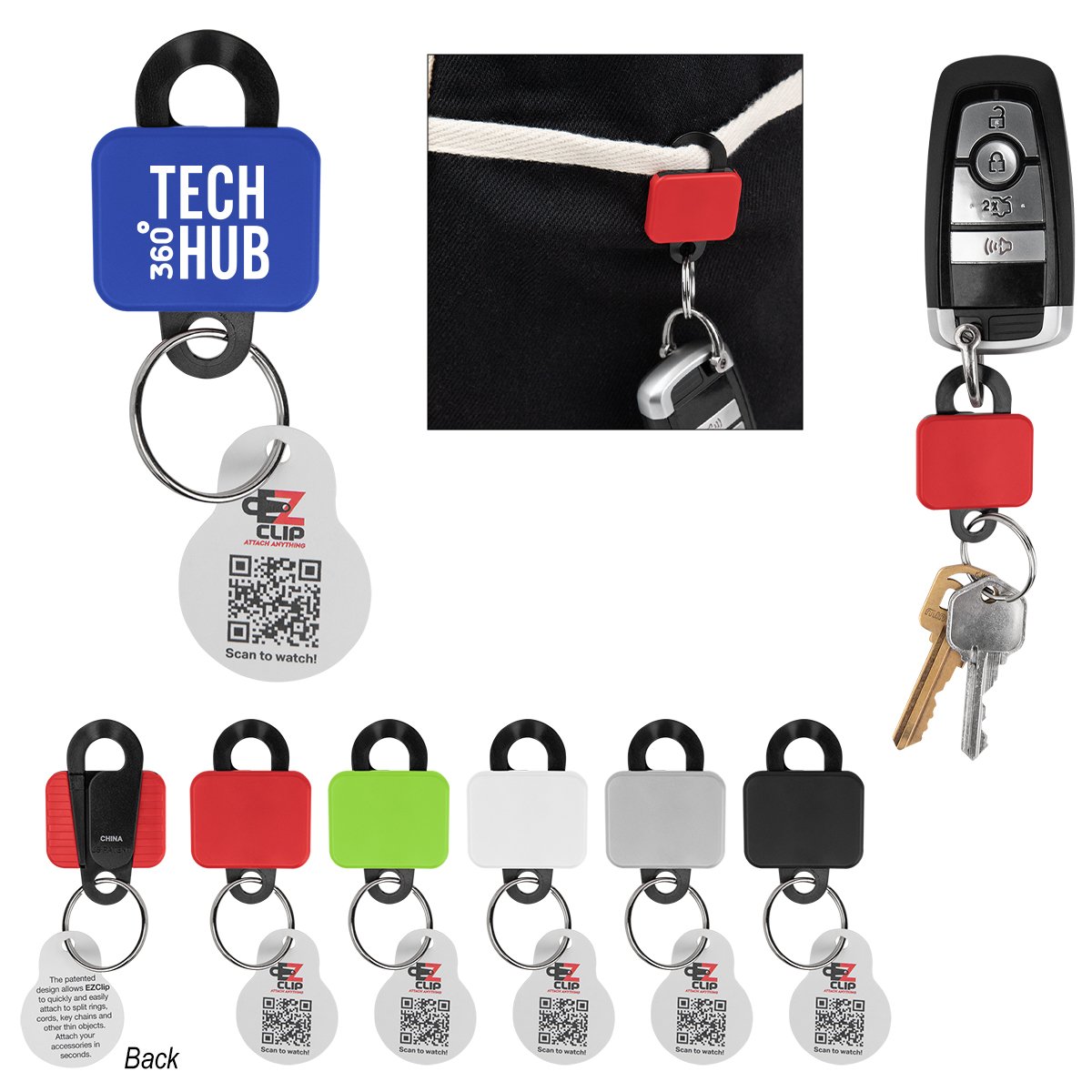 Clipster Key Tag