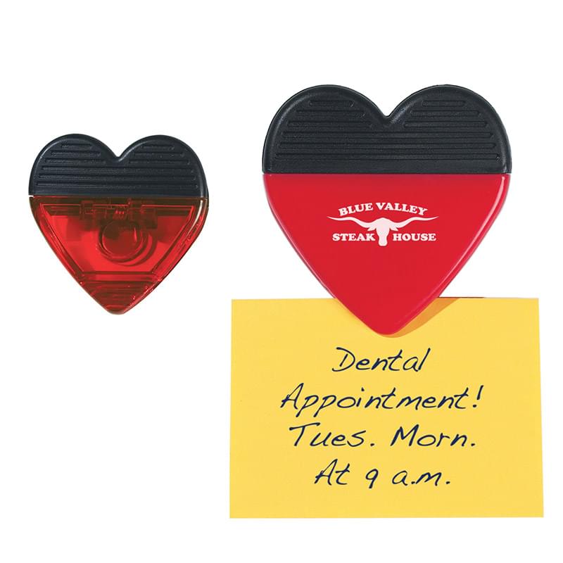 Heart-Shaped Note Clip